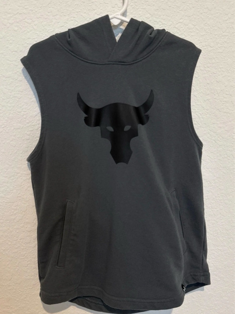 Under Armour Project Rock Kids' Sleeveless Hoodie